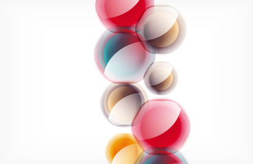 Abstract background - glass shiny transprent hexagon shapes overlapping eath other. Vector Illustration For Wallpaper, Banner, Background, Card, Book Illustration, landing page