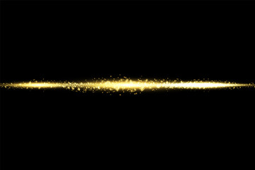 Glow isolated golden transparent effect, lens flare, explosion, glitter, line, sun flash, spark and stars. For illustration template art design, banner for Christmas celebrate, magic flash energy ray