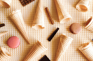 Sweet food background.