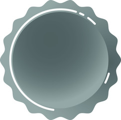 Bottle cap vector icon