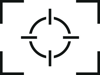 Obraz premium Focus Icon