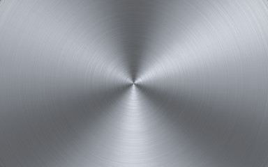 Brushed textured of the steel or metal spiral background.