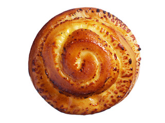 Bun with cottage cheese