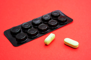 diarrhea tablets and activated charcoal