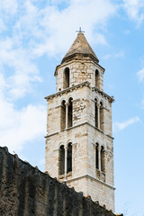 Fototapeta na wymiar tower of San Domenico Church in Trani, Italy