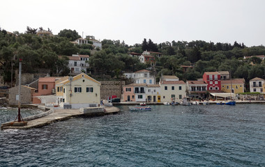 Fototapeta premium Longos auf Paxos