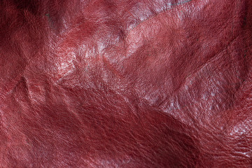 luxury red leather background closeup