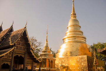 Fototapeta premium THAILAND CHIANG MAI WAT PHRA SINGH