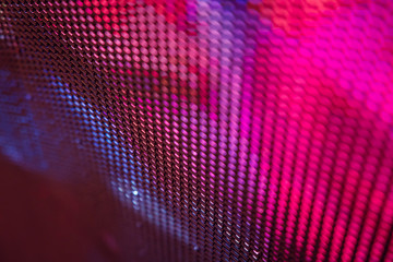 CloseUp LED blurred screen. LED soft focus background. abstract background ideal for design.