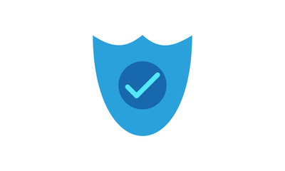 Shield with check mark antivirus icon image vector image