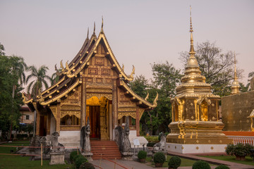 Naklejka premium THAILAND CHIANG MAI WAT PHRA SINGH