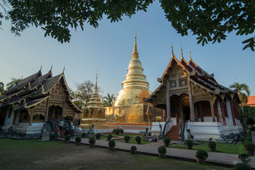 Fototapeta premium TAJLANDIA CHIANG MAI WAT PHRA SINGH