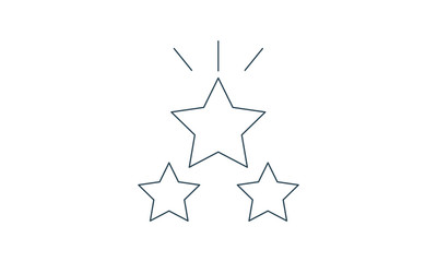 Fototapeta premium Star icon for ranking and rating