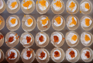 Thai dessert Crispy Pancake