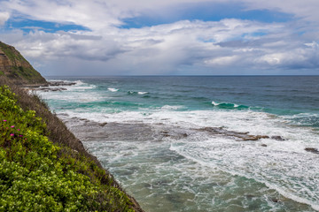 sea and blue sky Newcastle