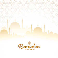 ramadan kareem arabic festival card background design