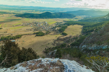 The western part of the Hohe Wand with its steep rock faces dropping away to the south.