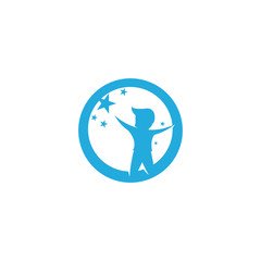 Kids Logo Template vector symbol