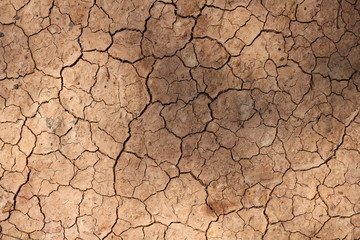 craked earth closeup for natural abstract background