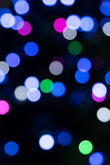 Multi color bokeh