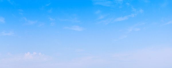 Blue sky with small clouds at daytime