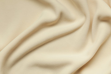 Background texture of light beige fleece