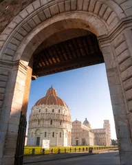 Foto auf Acrylglas Schiefe Turm von Pisa tower of pisa