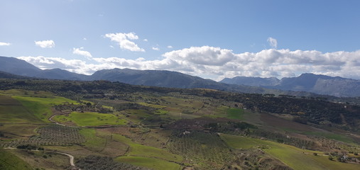 landscape in the mountains