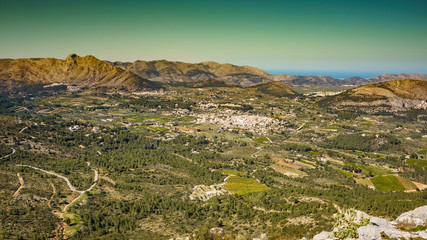 Spanish mountains landscape