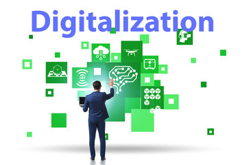 Digital transformation and digitalization technology concept