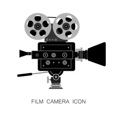 Movie Film Camera Icon Cinema Production Element © Marina