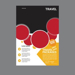 Travel flyer template