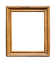 vertical wide vintage wooden picture frame