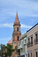 _Aquascalientes Mexico, Kirche, Glocken, Südamerika, Mexikanische Hochebene, 2000 m über den Meeresspiegel
