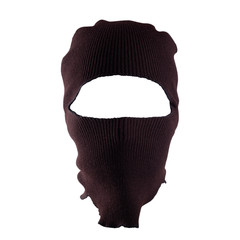 new balaclava headwear isolated on a white background. template for design.