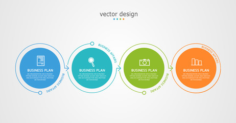 Obraz premium vector illustration Can be used for process, presentations, layout, banner,info graph 