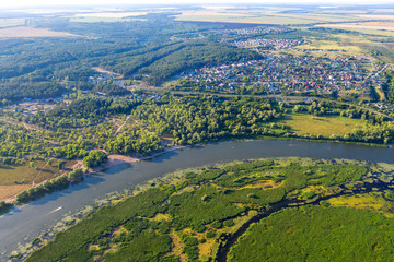 Fishing island aerial