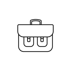 bag, school, teacher line illustration icon on white background