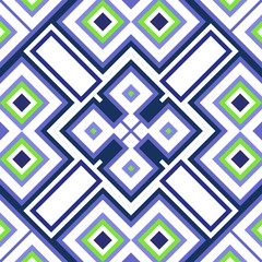Modern bright geometric seamless pattern. Imposing colored infinite backdrop
