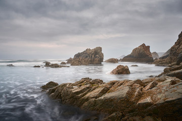 Fototapeta na wymiar The sea and the rocks