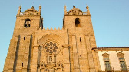 Fototapeta na wymiar Se of Porto, Cathedral, Porto, Portugal