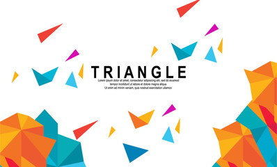 Triangle Background Elegant Eps 10