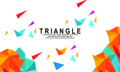Triangle Background Elegant Eps 10