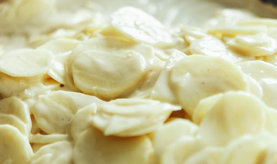 tortellini pasta potato gratin