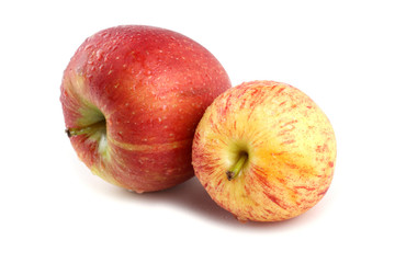 Fototapeta na wymiar Different color apples
