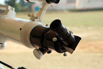 The eyepiece lens is a component of refracting telescopes.