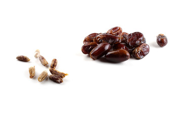 Date fruits and seeds