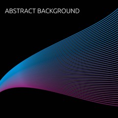 Modern line abstract background vector illustration