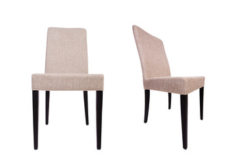 Dining room chair isolated on white