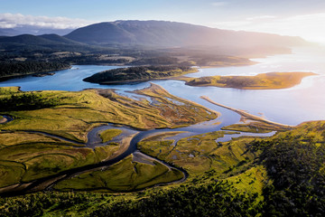 Beagle Channel at Tierra del Fuego, Argenina 